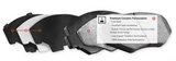 R1 Concepts® (17-19) Corvette Grand Sport Ceramic Series Brake Pads (IRON ROTORS)