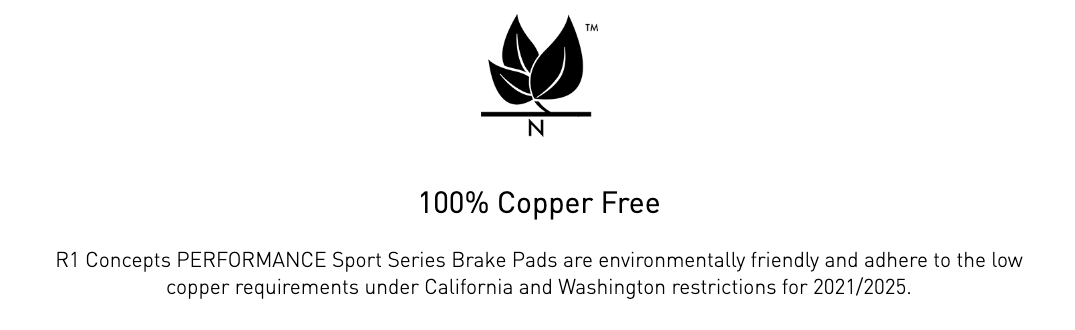 R1 Concepts® (19-23) Silverado/Sierra Performance Off-Road/Tow Series Front Brake Pads (STANDARD BRAKES)