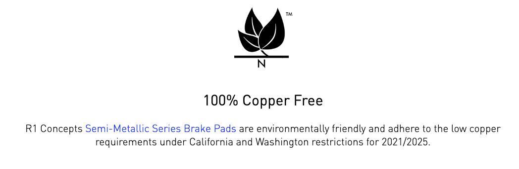 R1 Concepts® (19-23) Silverado/Sierra Semi-Metallic Series Front Brake Pads (BREMBO BRAKES)