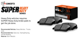 R1 Concepts® (14-18) Silverado/Sierra Super Heavy Duty Series Brake Pads