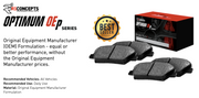 R1 Concepts® (09-18) RAM 1500 Optimum OEp Series Brake Pads