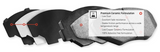 R1 Concepts® (18-23) Jeep Trackhawk Ceramic Series Rear Brake Pads