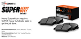 R1 Concepts® (11-23) Grand Cherokee 5.7L Super Heavy Duty Series Brake Pads
