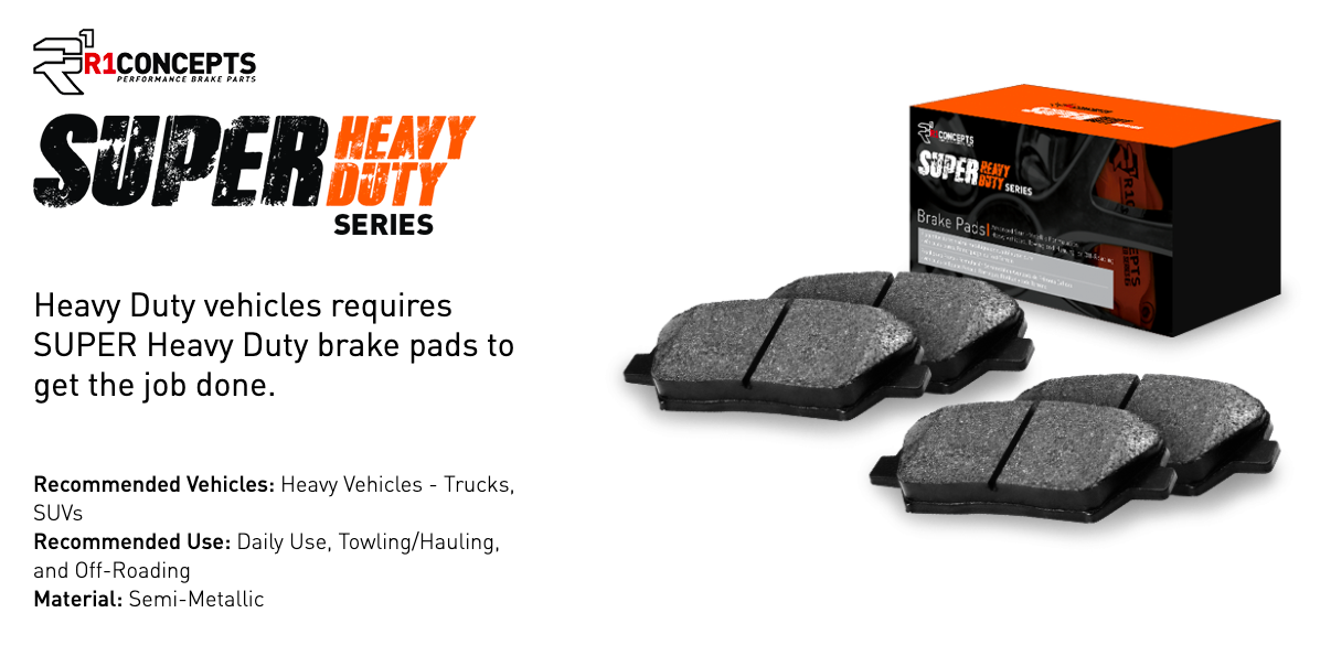 R1 Concepts® (11-23) WK2 V6 Super Heavy Duty Series Brake Pads