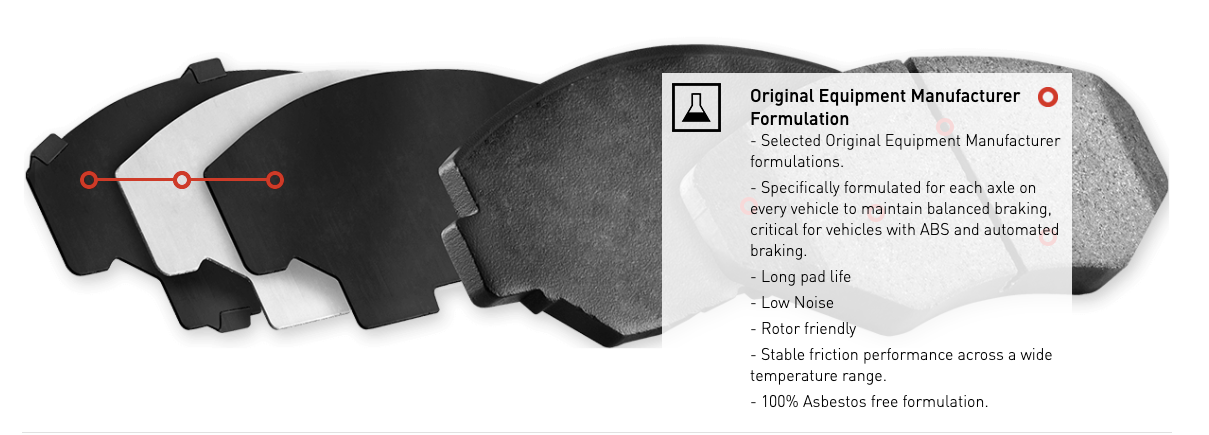 R1 Concepts® (11-18) Grand Cherokee 3.0L Optimum OEp Series Brake Pads