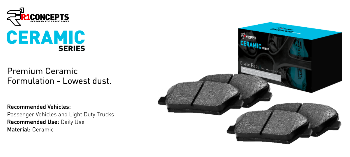 R1 Concepts® (12-20) BRZ/FR-S/86 Ceramic Series Brake Pads
