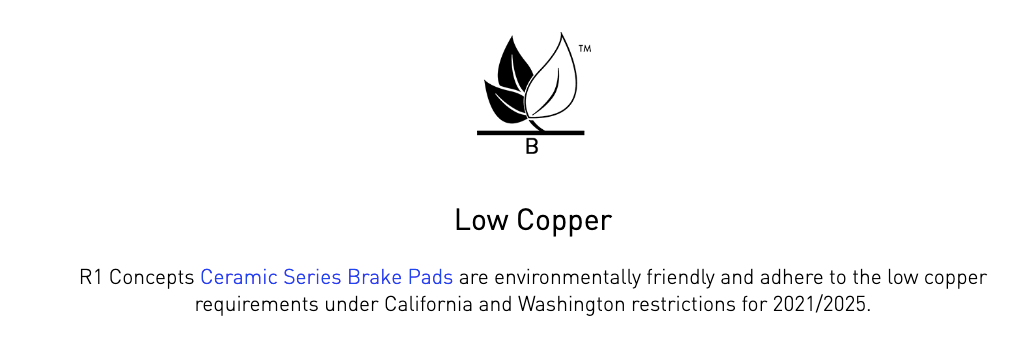 R1 Concepts® (09-20) 370Z Ceramic Series Brake Pads