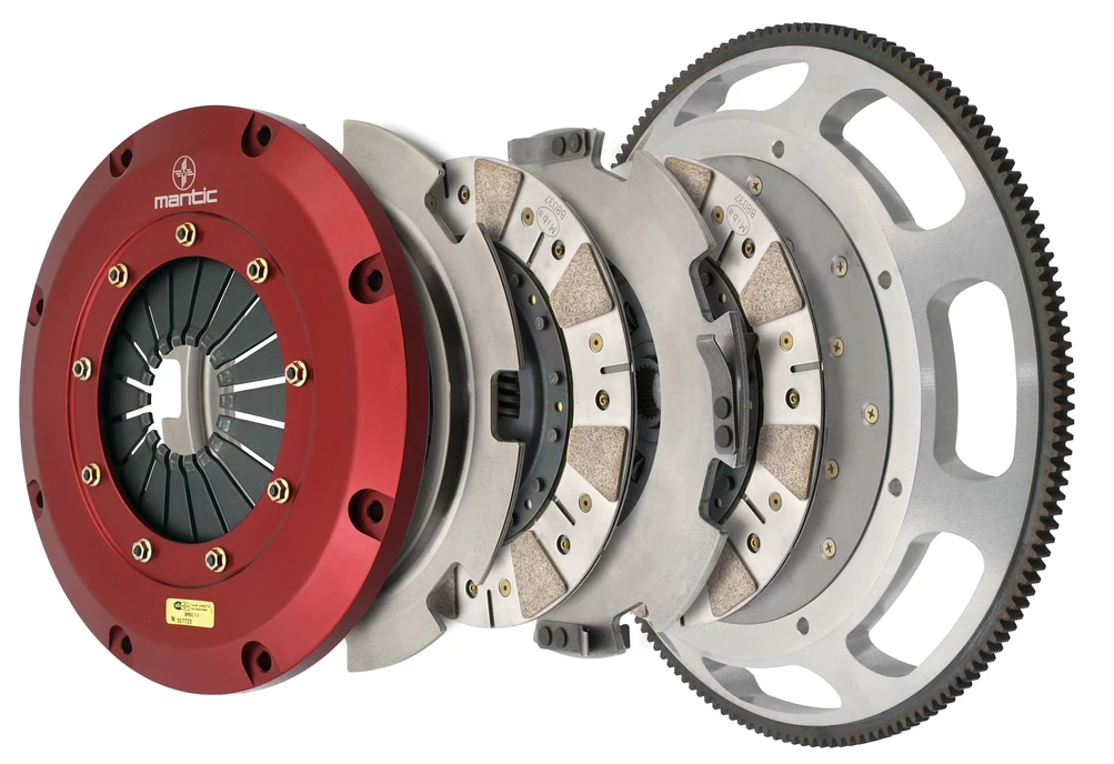 Mantic® (18-23) Mustang GT Cerametallic Twin Disc Clutch Kit (White Box)