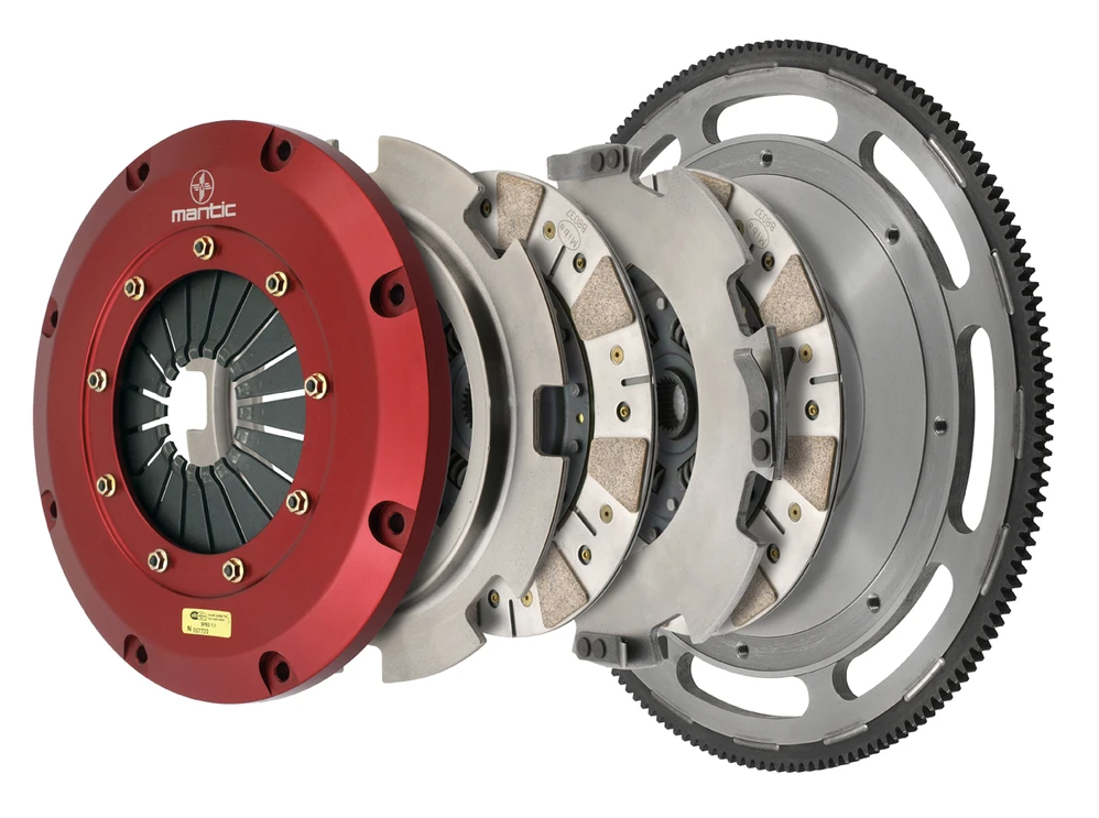 Mantic® (96-04) Mustang GT Cerametallic 6 Bolt 10 Spline Twin Disc Clutch