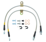 Stoptech® (11-23) Mopar V8 Front Hydraulic Brake Hoses (4-Piston Brembo Calipers)