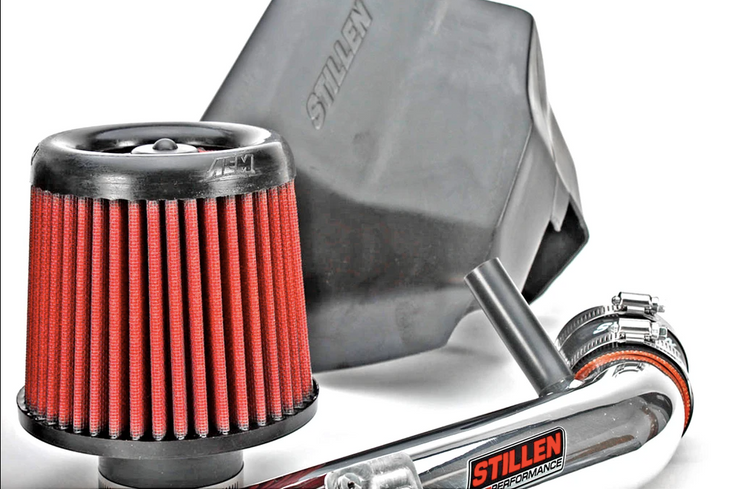Stillen® (07-09) Infiniti G35/G37/Q40/Q60/EX35 Aluminum Air Intake Kit with Dry Filter & Heat Shields
