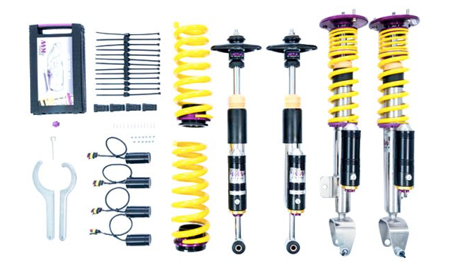KW® (15-23) SRT Hellcat 0.2" x 1.0" - 0.4" x 1.2" Variant 4 'Inox Line' Coilover Kit
