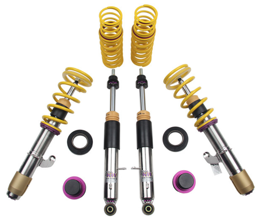 KW® (14-20) BMW M3/M4 0.8" x 1.8" - 1.0" x 2.0" Variant 3 'Inox Line' Coilover Kit (WITHOUT ADAPTIVE SUSPENSION)