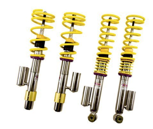 KW® (14-20) BMW M3/M4 0.6" x 1.6" - 0.6" x 1.6" Variant 4 'Inox Line' Coilover Kit (WITH ADAPTIVE SUSPENSION)