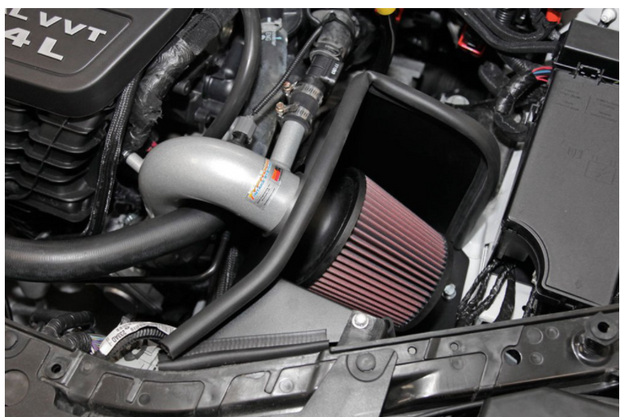 K & N ® (11-14) Avenger 69 Series Typhoon® Aluminum Silver Cold Air Intake System