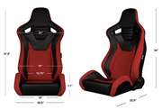Braum® Elite-S Series Leatherette Sport Racing Seats