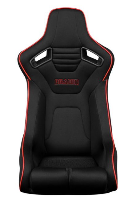 Braum® Elite-R Series Black Coth Fixed Back Seat