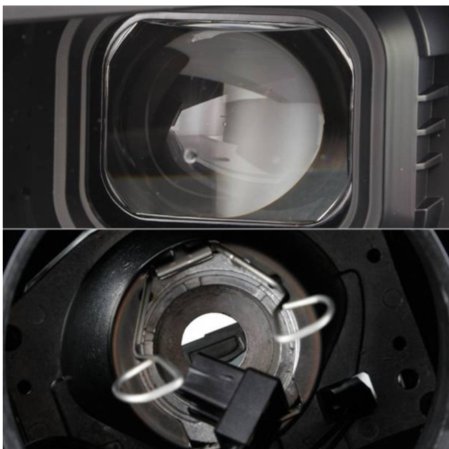 Spyder® (16-18) Camaro 6th Gen Black LED DRL Bar Projector Headlights with Sequential Turn Signal
