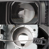 Spyder® (16-18) Camaro 6th Gen Black LED DRL Bar Projector Headlights with Sequential Turn Signal