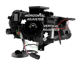 Spyder® (16-18) Camaro 6th Gen Black LED DRL Bar Projector Headlights with Sequential Turn Signal