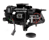 Spyder® (16-18) Camaro 6th Gen Black LED DRL Bar Projector Headlights with Sequential Turn Signal