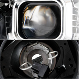 Spyder® (16-18) Camaro 6th Gen Chrome LED DRL Bar Projector Headlights with Sequential Turn Signal