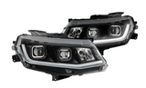 Spyder® (16-18) Camaro 6th Gen Black LED DRL Bar Projector Headlights