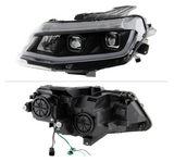 Spyder® (16-18) Camaro 6th Gen Black LED DRL Bar Projector Headlights