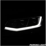 Spyder® (16-18) Camaro 6th Gen Black LED DRL Bar Projector Headlights