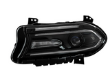 Spyder® (15-23) Dodge Charger Black Factory Style LED DRL Bar Projector Headlight