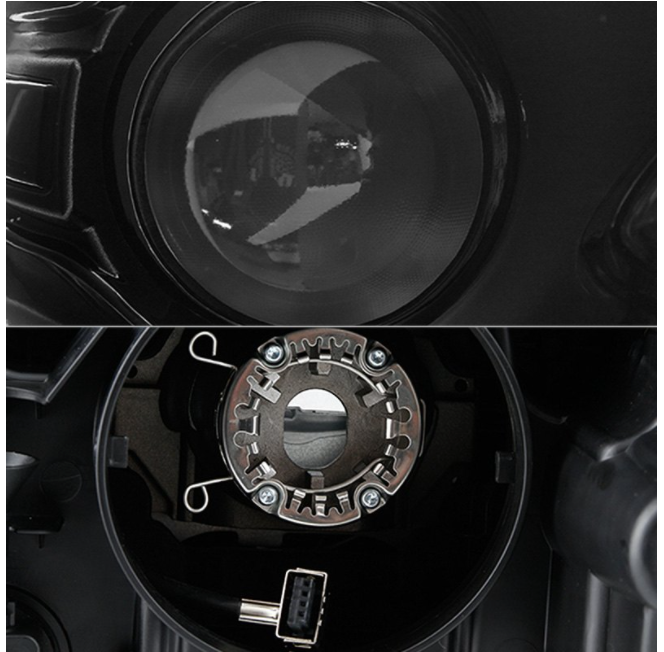 Spyder® (15-23) Dodge Charger Black Factory Style LED DRL Bar Projector Headlight