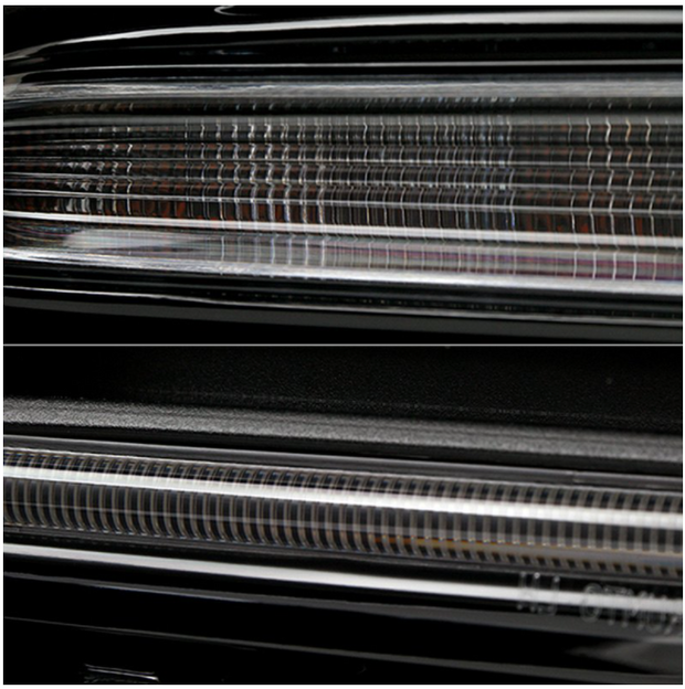 Spyder® (15-23) Dodge Charger Black Factory Style LED DRL Bar Projector Headlight