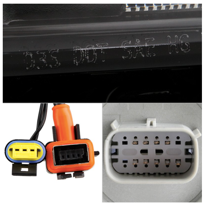 Spyder® (15-23) Dodge Charger Black Factory Style LED DRL Bar Projector Headlight