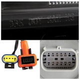 Spyder® (15-23) Dodge Charger Black Factory Style LED DRL Bar Projector Headlight
