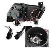 Spyder® (06-14) Charger Black LED DRL Bar Projector Headlights