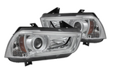 Spyder® (06-14) Charger Chrome LED DRL Bar Projector Headlights