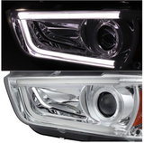 Spyder® (06-14) Charger Chrome LED DRL Bar Projector Headlights