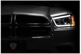 Spyder® (06-14) Charger Chrome LED DRL Bar Projector Headlights