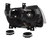 Spyder® (06-14) Charger Black/Smoke LED DRL Bar Projector Headlights (HALOGEN)