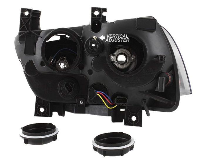 Spyder® (06-14) Charger Black LED DRL Bar Projector Headlights