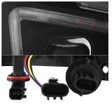 Spyder® (06-14) Charger Black LED DRL Bar Projector Headlights