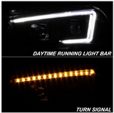 Spyder® (06-14) Charger Black LED DRL Bar Projector Headlights