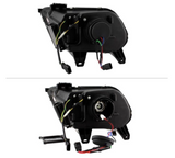 Spyder® (11-14) Mustang Black Sequential LED DRL Bar Projector Headlights (HALOGEN)