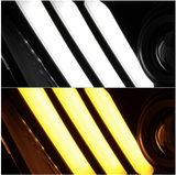 Spyder® (11-14) Mustang Black Sequential LED DRL Bar Projector Headlights (HALOGEN)