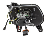 Spyder® (11-14) Mustang Black Sequential LED DRL Bar Projector Headlights (HID/Xenon)