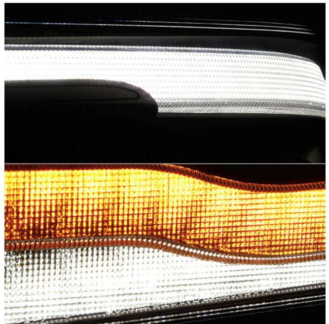 Spyder® (19-23) RAM 1500 5th Gen Black Projector Headlights with Sequential Turn Signal