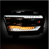 Spyder® (19-23) RAM 1500 5th Gen Chrome Projector Headlights with Sequential Turn Signal
