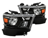 Spyder® (19-23) RAM 1500 5th Gen Black Factory Style Headlights