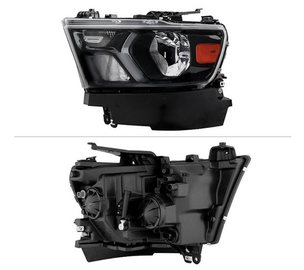 Spyder® (19-23) RAM 1500 5th Gen Black Factory Style Headlights