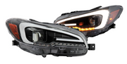 Spyder® (15-21) WRX/STI Black LED DRL Bar Projector Headlights (Halogen)